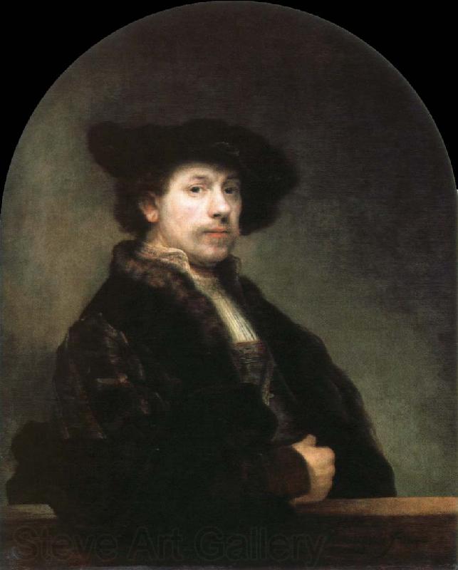 Rembrandt van rijn self portrait at the age of 34 Norge oil painting art